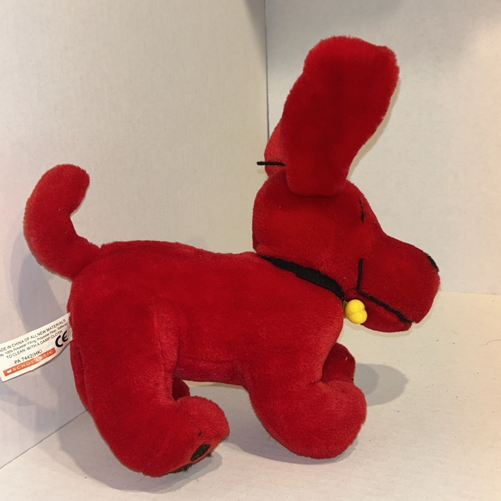 Vintage SCHOLASTIC Clifford the big red dog plush 24 cm P2 - Picture 4 of 4